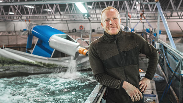 Pumpning af laks i RAS anlæg hos Danish Salmon